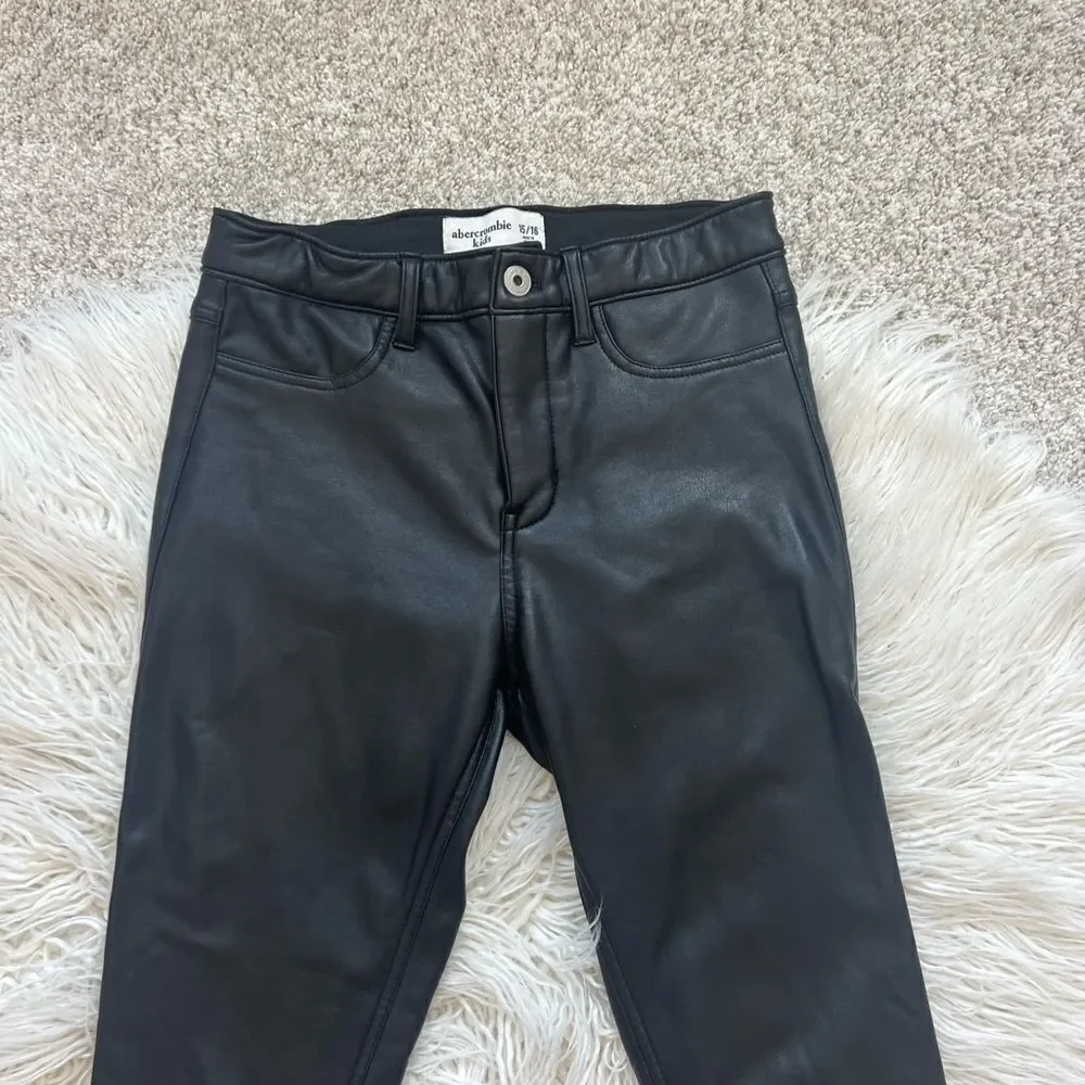 Abercrombie Kids Faux leather pants